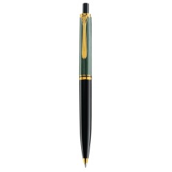 Pix Souveran K400,mina Tip Parker,accesorii Placate Cu Aur, Corp Negru-verde