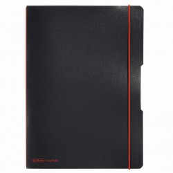 Caiet My.book Flex A4 2x40f Dictando+patratele Negru Cu Logo Rosu Caiet My.book Flex A4 2x40f Dictando+patratele Negru Cu Logo Rosu