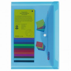 Mapa Protectie A4 Cu Capsa De Inchidere Albastru Transparent Mapa Protectie A4 Cu Capsa De Inchidere Albastru Transparent