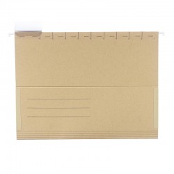 Dosar Suspendat A4 Carton Cu Burduf Natur Cutie50