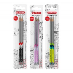 Creion My.pen Grafit Hb Diverse Combinatii De Culori Set2