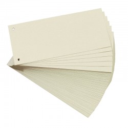 Intercalator Carton 10.5*24cm Set100 Bej Intercalator Carton 10.5*24cm Set100 Bej