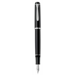 Stilou Classic P205 Ef Cu Patron,,penita Din Otel Inoxidabil Accesorii Cromate,corp Negru