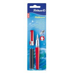Stilou Pelikano Penita L Grip Stangaci 2 Patroane Mari Culori Asortate Blister