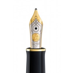 Penita Ef Din Aur De 14k/585 Ornament Din Rodiu Pentru Stilou M600 Bicolora Penita Ef Din Aur De 14k/585 Ornament Din Rodiu Pentru Stilou M600 Bicolora