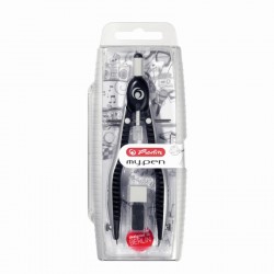 Compas My Pen Setare Rapida Negru/gri Compas My Pen Setare Rapida Negru/gri