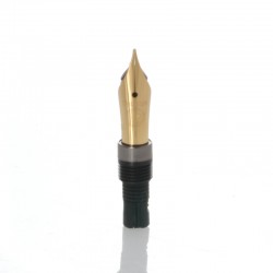 Penita F Din Otel Inoxidabil Placata Cu Aur De 18k/750 Pentru Stilou M200