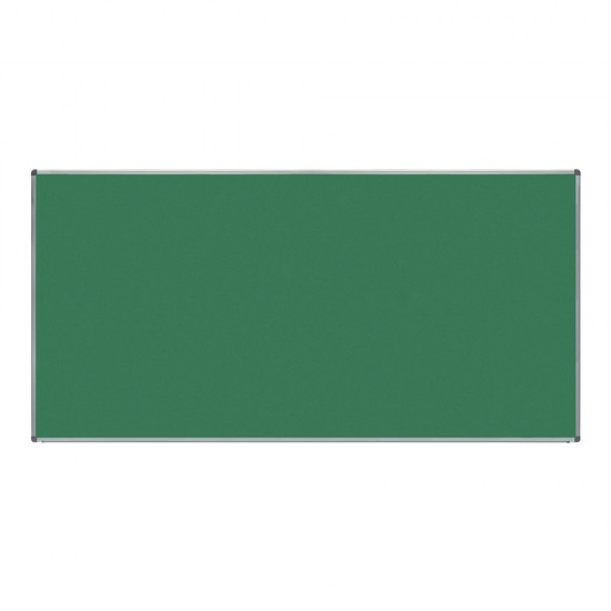 Tabla Verde Magnetica Cu Suprafata Emailata, Rama Din Aluminiu Anodizat, Pentru Scris Cu Creta, Dimensiune 240 X 120 Cm