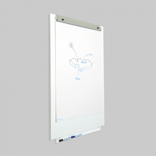 Skinblock, Hartie Flipchart,  20 Coli, Hartie 70 G, Dimensiune 65 X 90 Cm, Accesoriu Care Transforma Skinwhiteboard-ul In Flipchart