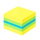 Notite adezive, Post-it, galben/verde, 51 x 51 mm, 400 file