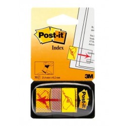 Index Post-it Sign here, 50 file/bucata