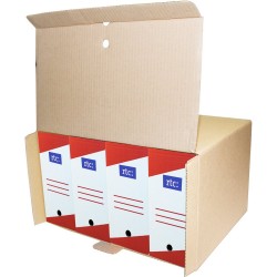 Container de arhivare RTC, carton natur, pentru cutii de arhivare, 460x270x350 mm,10 bucati/set Container de arhivare RTC, carton natur, pentru cutii de arhivare, 460x270x350 mm,10 bucati/set
