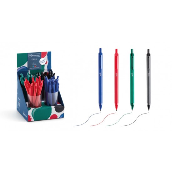 Display pixuri cu mecanism Apli, diverse culori, 48 bucati/set