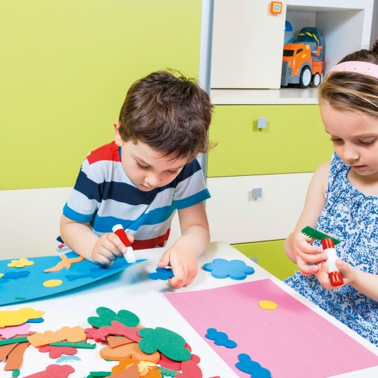 Coli Eva Apli, 400 x 600 mm, gri, 5 bucati/set