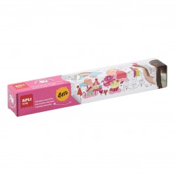 Coli adezive Apli, pentru pictat si colorat, model Candy Land Coli adezive Apli, pentru pictat si colorat, model Candy Land