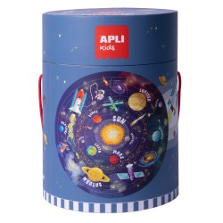 Puzzle circular Apli, 48 piese, tematica Sistemul Solar Puzzle circular Apli, 48 piese, tematica Sistemul Solar