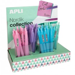 Display pixuri gel Apli Nordik, 48 bucati/set