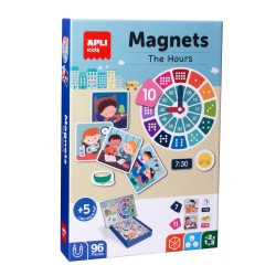 Joc magneti Apli, ceas, 96 bucati/set Joc magneti Apli, ceas, 96 bucati/set