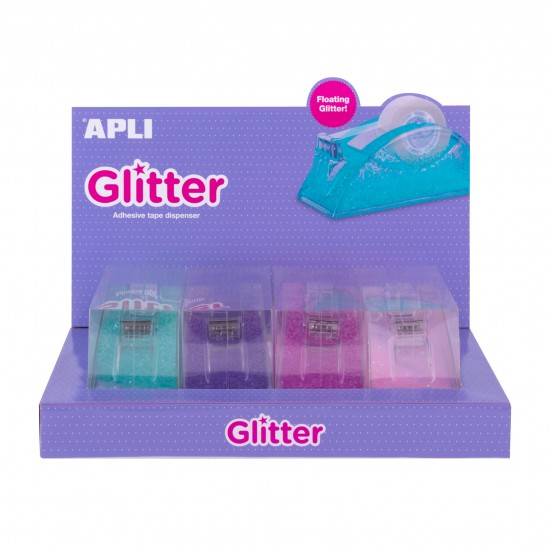 Display Apli dispenser cu banda adeziva transparenta, 19 x 33 mm, 4 bucati/set