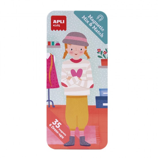 Set tematic Apli, 35 magneti, tema moda
