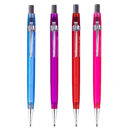 Display creioane mecanice Apli, 2 mm, 24 bucati/set