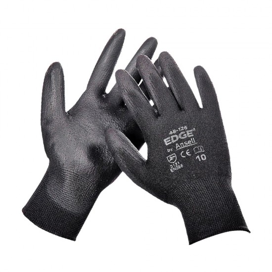 Manusi, Ansell, Edge, 48-126, negru, marimea 10