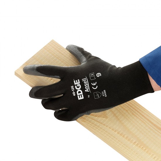 Manusi, Ansell, Edge, 48-126, negru, marimea 10