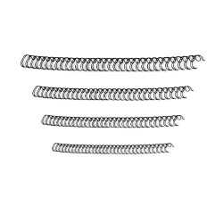 Spire metalice indosariere Fellowes, 8 mm, 100 bucati/cutie