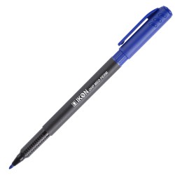 Marker permanent OHP IKON, varf mediu, 1 mm, albastru Marker permanent OHP IKON, varf mediu, 1 mm, albastru