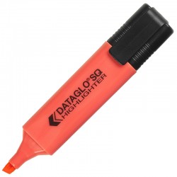 Textmarker Dataglo, corp dreptunghiular, varf 1-5 mm, rosu