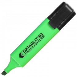 Textmarker Dataglo, corp dreptunghiular, varf 1-5 mm, verde
