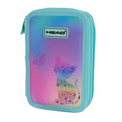 Penar scolar Astra, neechipat, 2 compartimente, Kitty Ombre Penar scolar Astra, neechipat, 2 compartimente, Kitty Ombre