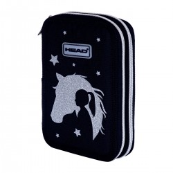 Penar scolar Astra, 2 compartimente, neechipat, colectia Silver Dream Penar scolar Astra, 2 compartimente, neechipat, colectia Silver Dream