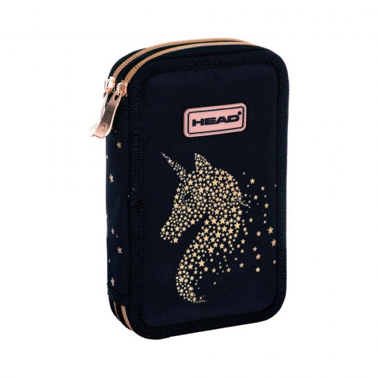 Penar scolar Astra, neechipat, 2 compartimente, colectia Classy Gold