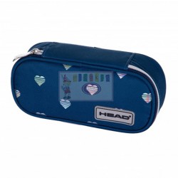 Penar scolar Astra, neechipat, 1 compartiment, design Inimi Penar scolar Astra, neechipat, 1 compartiment, design Inimi