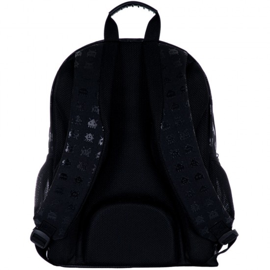 Ghiozdan Astra, Hash AB350, 3 compartimente, negru