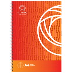 Caiet Bluering, A4, cu spira, 70 file, matematica Caiet Bluering, A4, cu spira, 70 file, matematica