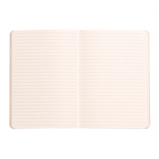 Notebook A5 Rhodiarama, 80 file, ivory, dictando, safir