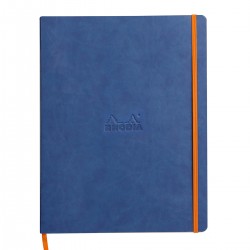 Notebook  A4+ Rhodiarama, 80 file, ivory dictando, safir Notebook  A4+ Rhodiarama, 80 file, ivory dictando, safir
