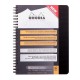 MeetingBook cu spira A5+ Rhodiactive, 80 file, negru