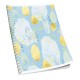 Caiet cu spira B6, 80 file, 70 g, coperta diverse modele, matematica