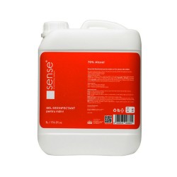 Gel dezinfectant pentru maini Sense, 70% alcool, bidon, 5 L Gel dezinfectant pentru maini Sense, 70% alcool, bidon, 5 L