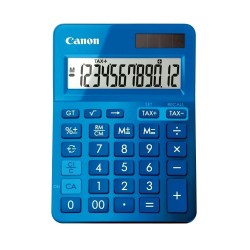 Calculator de birou Canon LS123KBL, 12 digiti, albastru Calculator de birou Canon LS123KBL, 12 digiti, albastru