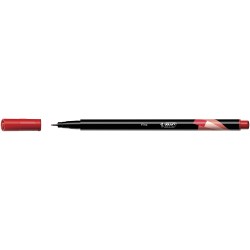 Fineliner BIC, Intensity fine, 0.4 mm, scriere rosie Fineliner BIC, Intensity fine, 0.4 mm, scriere rosie