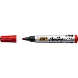 Marker permanent BIC 2000, varf rotund 1.7 mm, rosu Marker permanent BIC 2000, varf rotund 1.7 mm, rosu