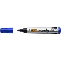 Marker permanent BIC 2000, varf rotund 1.7 mm, albastru Marker permanent BIC 2000, varf rotund 1.7 mm, albastru