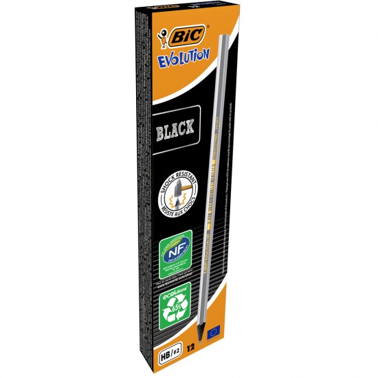 Creion grafit Bic ECO Evolution, negru