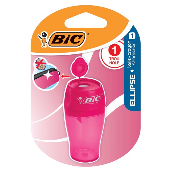 Ascutitoare Bic, cu container, dubla, blister