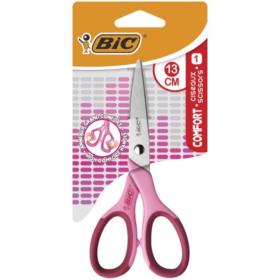 Foarfeca Bic Comfort, 13 cm, blister