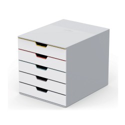 Organizator cu 5 sertare Durable Varicolor MIX 280x292x356mm, rezistent, durabil Organizator cu 5 sertare Durable Varicolor MIX 280x292x356mm, rezistent, durabil